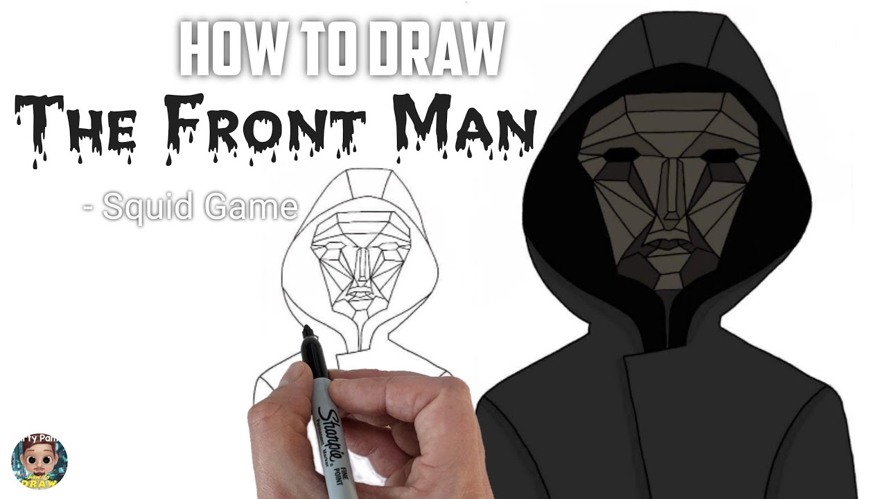 How To Draw The Front Man | Squid Game Characters - YouTube