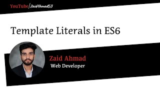 Template Literals(Template Strings) in ES6 | Urdu | Hindi