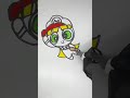 Powerpuff Mario Girl Super Cute Crossover Drawing Shorts 