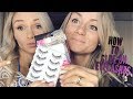 How To Apply Fake Eyelashes with Mindy and Mandy, Maskcara Twins