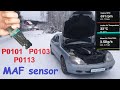 S320 Advanced Diagnose of the Mass Air Flow Sensor on Mercedes W220 Problems / Cleaning / Removing