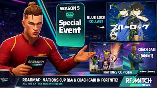 Rematch Dev Drops Huge Q&A: "SPECIAL COLLAB" (Bluelock?!)+ Clubs, Tournaments, Fortnite Collab &more