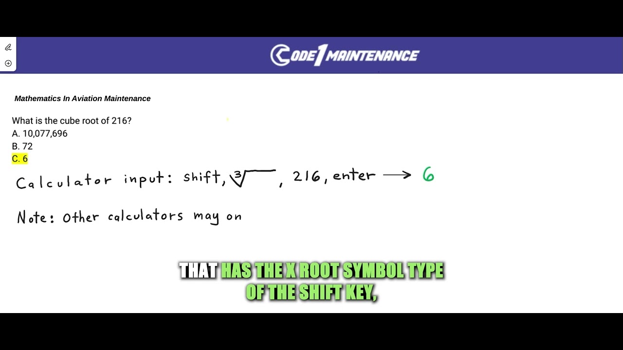 Introduction to cube roots | Code 1 Maintenance - YouTube