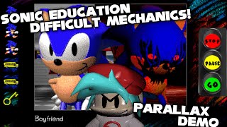 FNF | MOST DIFFICULT MECHANICS!!! Vs Sonic Education - Parallax (DEMO) | Mods/Hard/Gameplay |