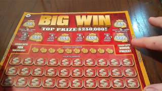 WINNING STREAK 10 BIG WIN ARKANSAS SCRATCH OFF LOTTERY TICKET