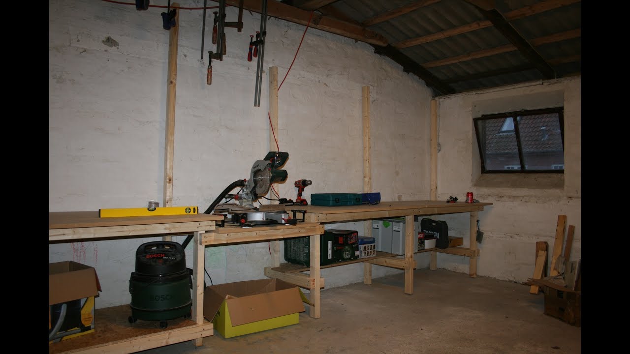 Byg selv 80x120cm arbejdsbord / værkstedsbord youtube