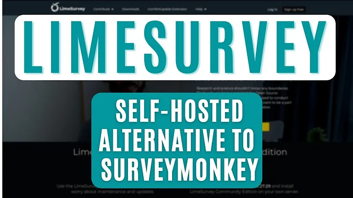 Alternative to SurveyMonkey? LimeSurvey is Free and Open Source, and you can Self-Host!