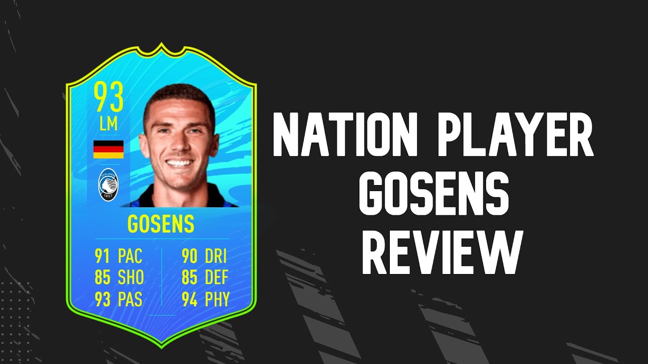 FIFA 21 - NATION PLAYER GOSENS OBJECTIVE REVIEW - IS HE WORTH COMPLETING?