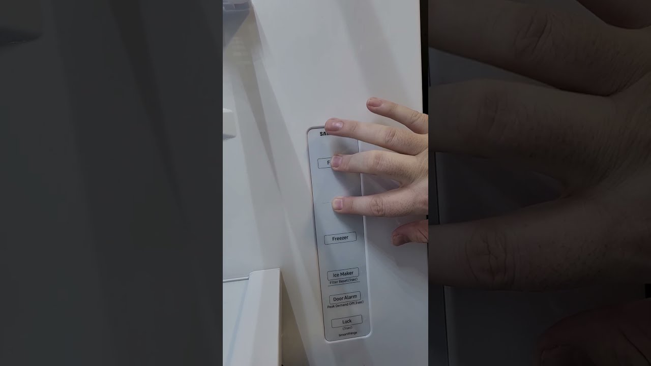 Samsung 27 Cu Ft 3 Door French Refrigerator Model RF27CG5010S9AA Setting Cooling Off Mode