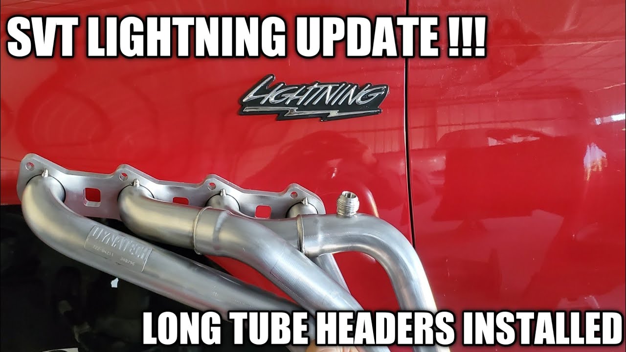 svt lightning long tube headers installed YouTube