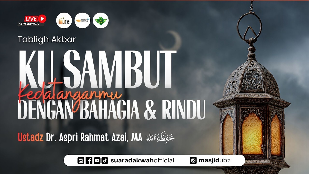 🔴[LIVE] Ustadz Dr. Aspri Rahmat Azai, MA - Sesi Pertanyaan