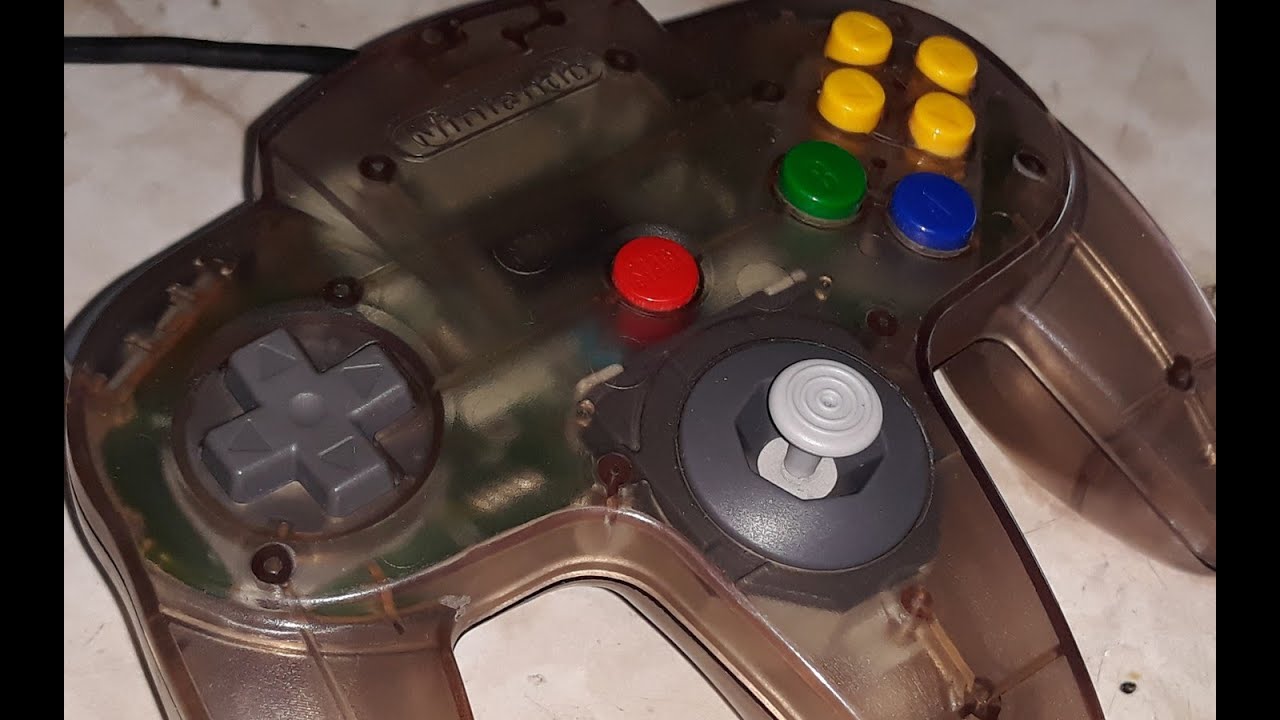 renovación y cambio de palanca en control nintendo 64