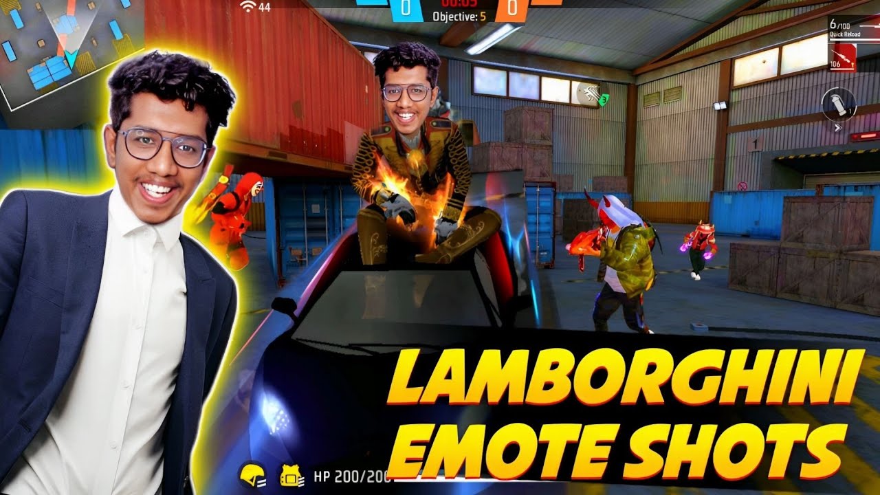 LAMBORGHINI EMOTE ONETAP ONLY 🔥 തല മാത്രം | Freefire - Akshay Akz