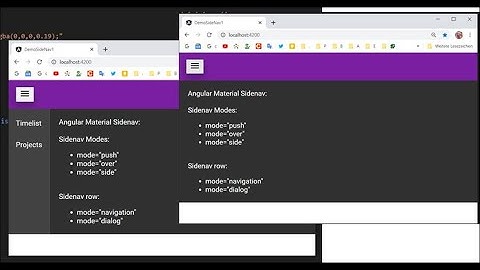 🦸‍♂️ Create Angular SideNav Code Example with @angular/material SideBar open and close