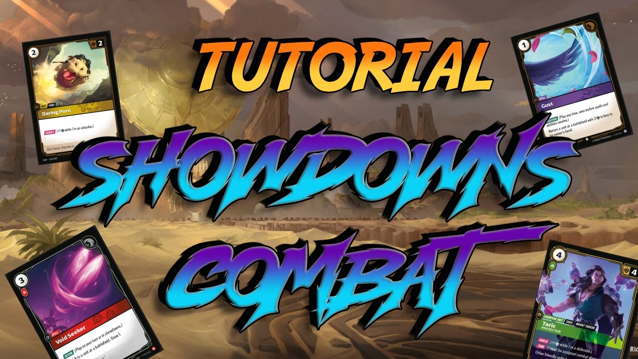Tutorial fases en SHOWDOWNS y COMBATES en RIFTBOUND - YouTube