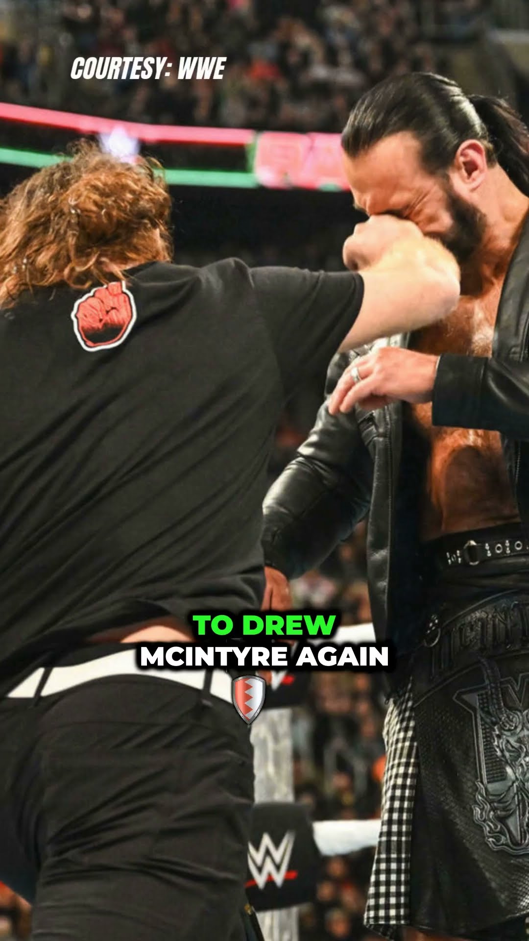 Sami Zayn falls to Drew McIntyre again. Can he end the streak soon #WWE #SamiZayn #shorts