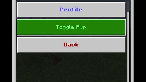 Toggle Pvp Minecraft Bedrock