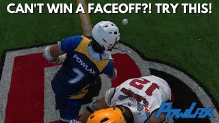 What to do Against an Excellent Faceoff Specialist | Lacrosse | POWLAX