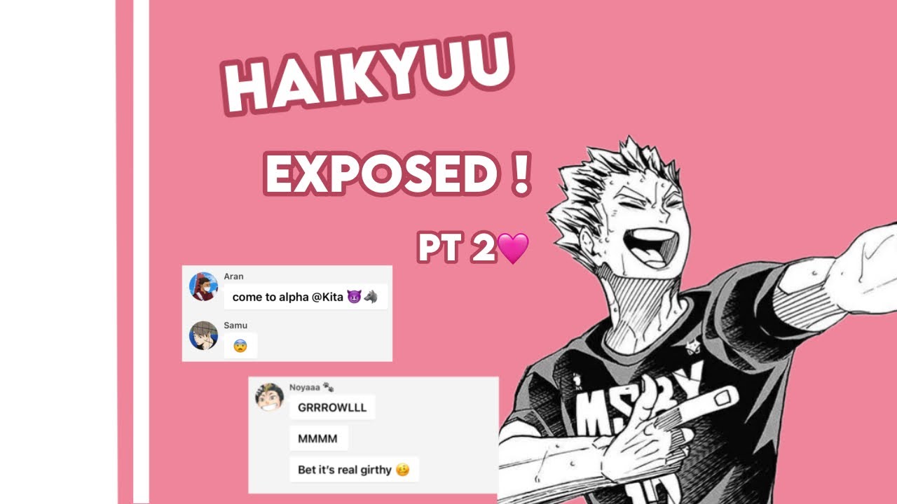 Haikyuu Exposed ! 2 || Haikyuu Texts || Ships || Angst || MY AU || 2X