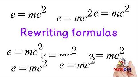 Rewriting Formulas