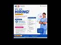 💥HCG Hiring HOME HEALTH CARE MANAGER @ Bengaluru 💼