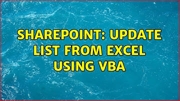 Sharepoint: Update List from Excel using VBA (3 Solutions!!)