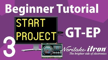 Noritake GT-EP Beginner Tutorial: Part 3 | Create a Project and Menu File
