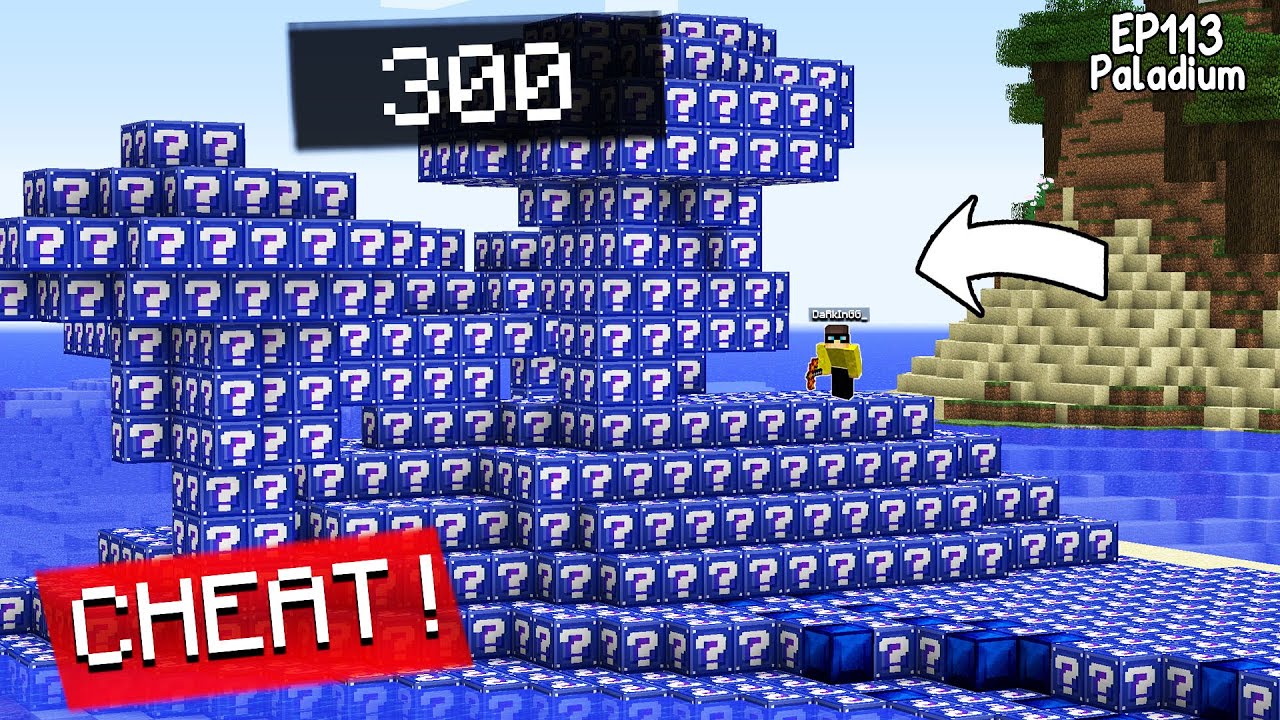 J'ai ouvert 300 ENDIUM LUCKY BLOCKS.. ET ! - Episode 113 Paladium V7.5