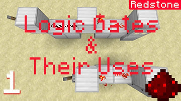 Redstone: Logic Gates & Their Uses: NOT Gate [1]