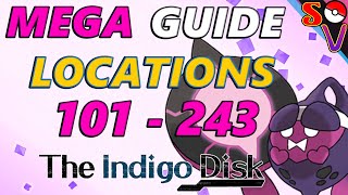 Pokemon Scarlet and Violet: Indigo Disk - Location Guide 101 to 243