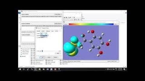 Display of spin density in GaussView