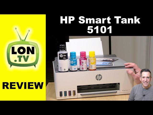 HP Smart Tank 5101 Printer Review - Lon Seidman & Lon.TV Blog