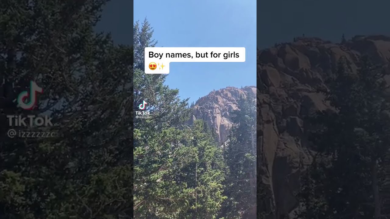 Boy Names But For Girls Youtube