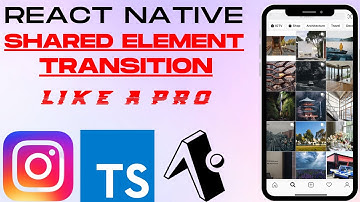 React Native Shared Element Transition Tutorial - TypeScript Expo App - Instagram Animation Guide