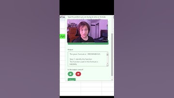 Explain Spreadsheet Formulas with AI Excel Bot