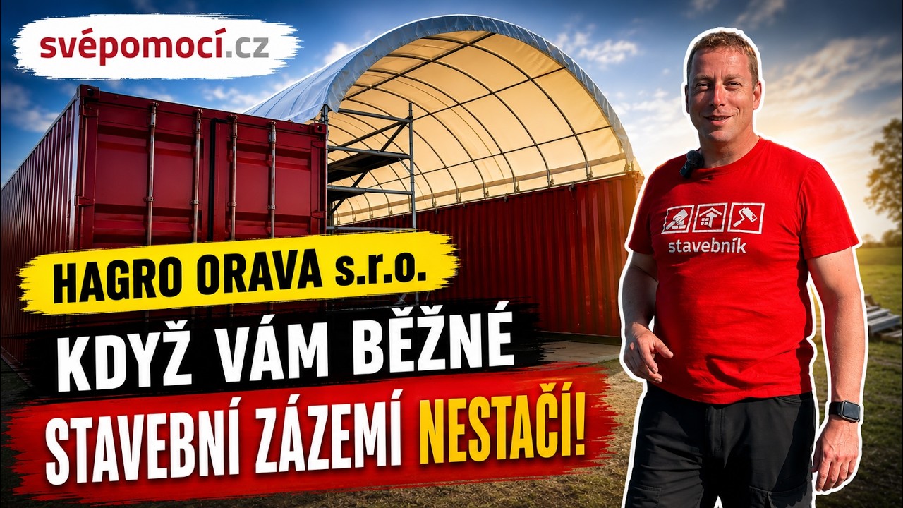 Video: plachtový prístrešok HAGRO medzi lodnými kontajnermi