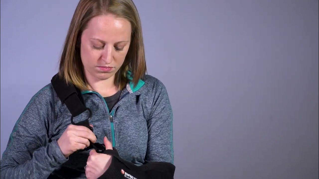 How to Wear a Shoulder Sling YouTube