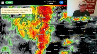 RADAR UPDATE on tornado threat happening now in northwest Wisconsin!