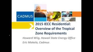 2015 IECC Recorded Webinar: Tropical Zone Requirements