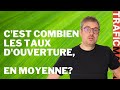 C'est quoi un bon taux d'ouverture et de clic newsletter?