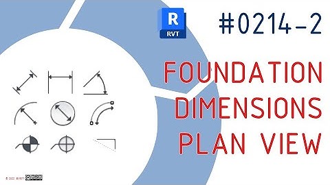 0214-2 #RevitTraining #Revit #Dimensions in #Foundation Plan View #BIMTraining