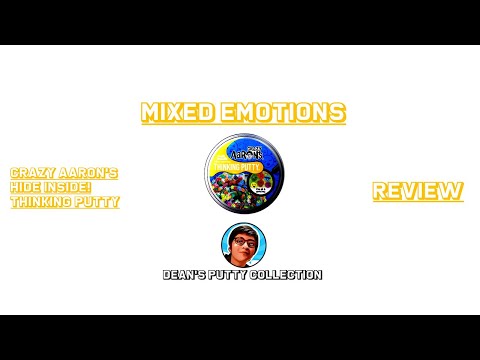 REVIEW: Crazy Aaron's Thinking Putty "Mixed Emotions" with Hide Inside!