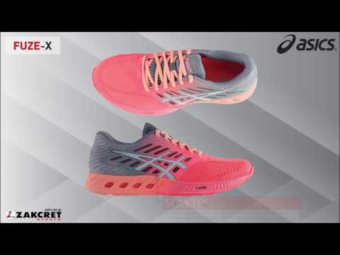 RUNNING ASICS FUZEX T689N Κοραλί - YouTube