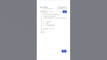 Add variable to another variable #python #variables #pythonvariables #programming #ai #coding #viral