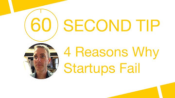 60 SECOND TIP: 4 Reasons Why Startups Fail