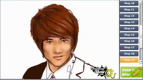 How to draw Liam Payne of One Direction