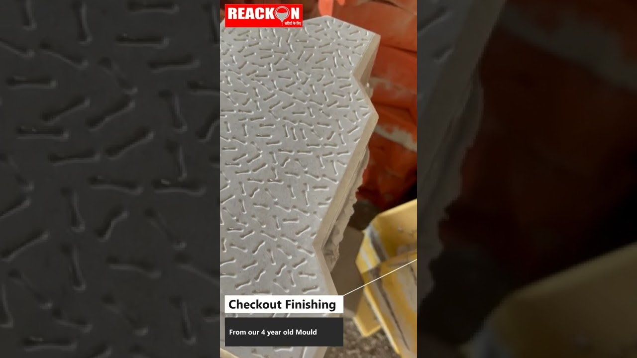 Finishing and Sharp edges of precast product from PVC Paver