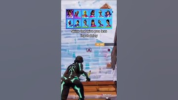 Skins That Give you 0 Input delay #fortnite #shorts