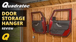 Quadratec Door Storage Hanger Review for Jeep Wrangler JL, JK, TJ, YJ & CJ