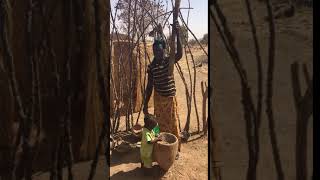 Mother Grinding Food